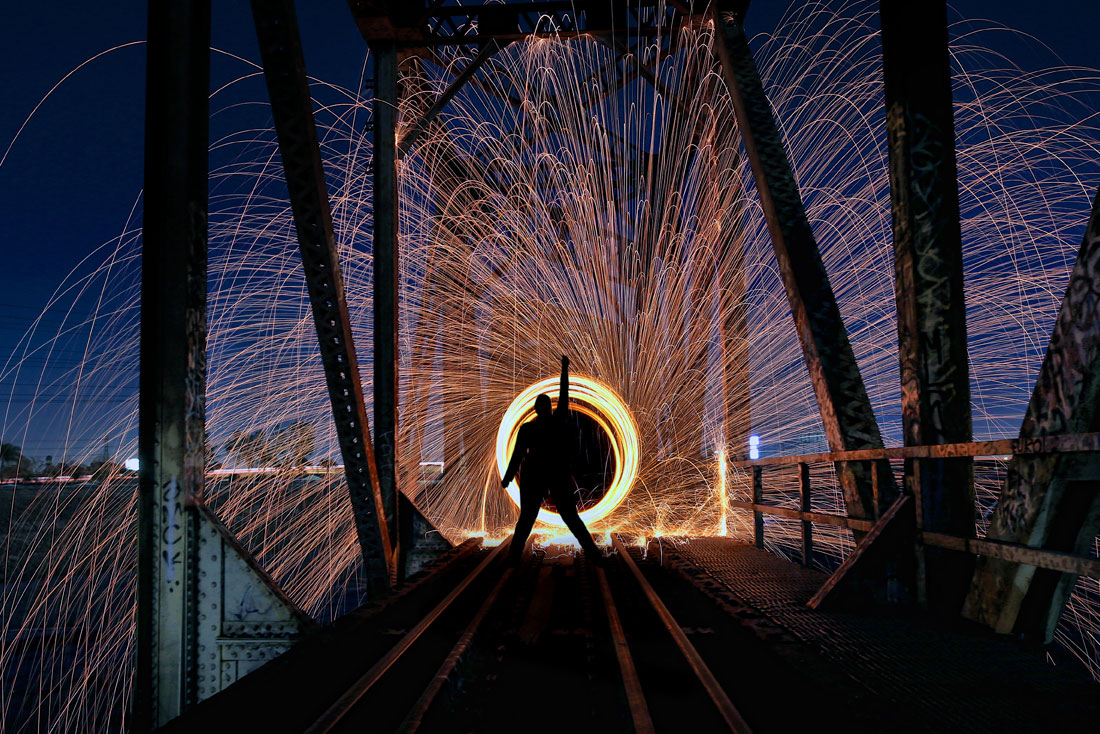 Long exposure night photo